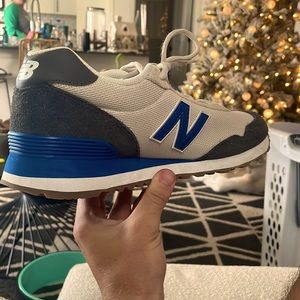 New Balance Greg blue and creme sneakers 10.5